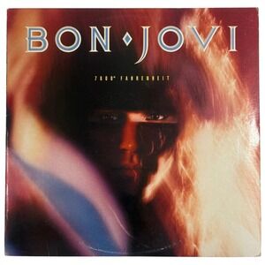 Bon Jovi 7800 Fahrenheit Vinyl LP 1985 Mercury 422-824 509-1 M-1 80s Rock Record